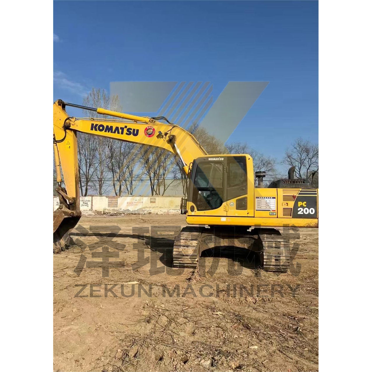 Second-hand Komatsu 16T PC110-7 PC200-7 PC200-8MO Loader 200 with Low Operating Weight