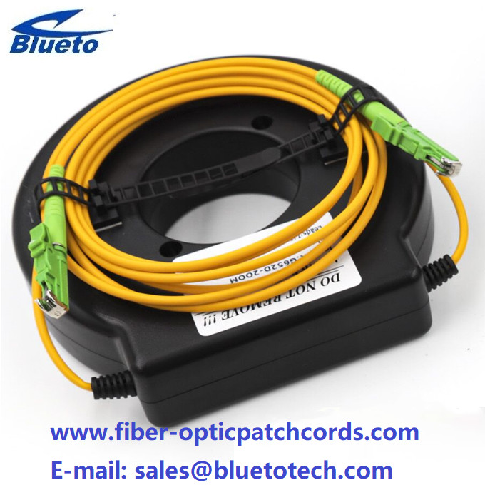 OTDR Lunch Cable E2000/APC-LC/APC 1km SM Fiber Optic Test Cable Small Box E2000 APC To LC APC OTDR