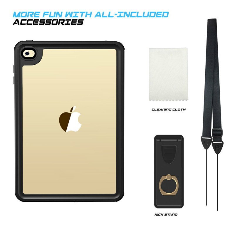 7.9 Inch Ipad Cases And Covers Dirt Resistant TPU Material Black Color