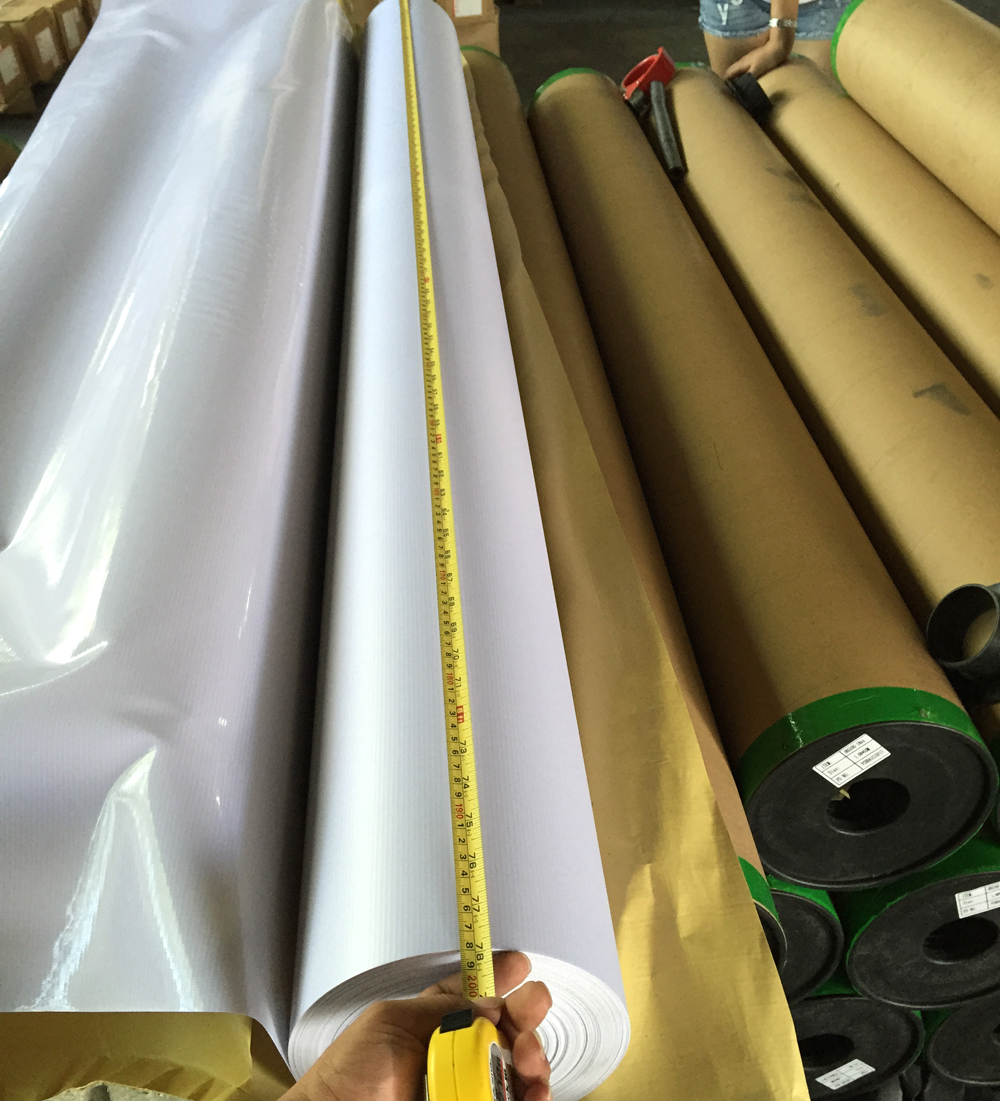 Waterproof Digital Flex Printing Banner Rolls Bright Printing Colors For Advertising