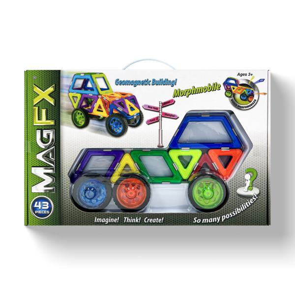 Children'S Gift Magnetic Block Sets 43 PCS Geometry Building Toys Educational