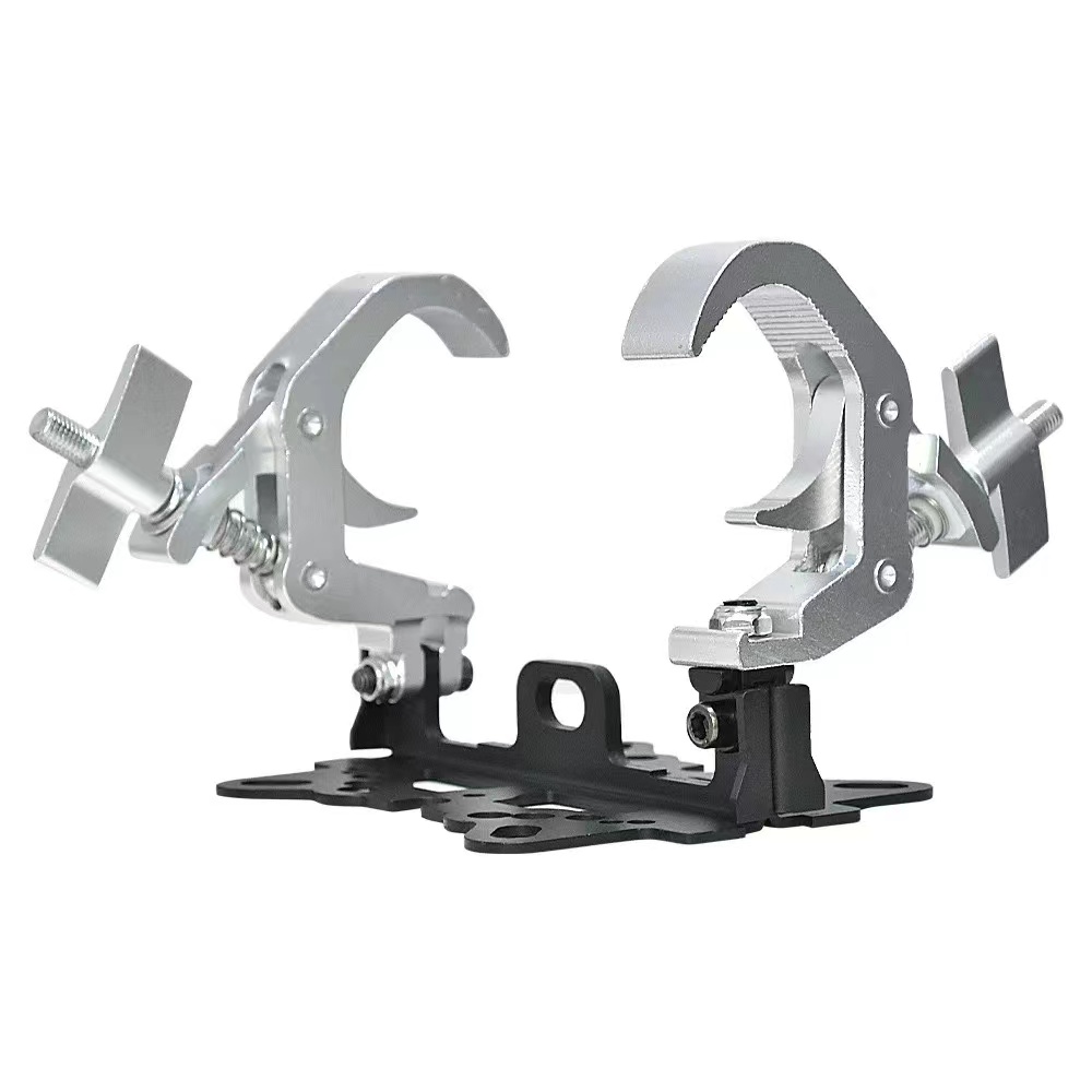 50mm-60mm Silver Aluminum Clamps Foldable Truss Clamps Corrosion Resistant