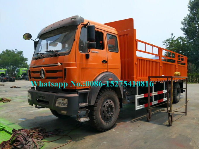 Orange 2642 420hp 6x6 Heavy Cargo Truck With FAST Gearbox 12.00R24 Tire
