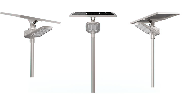 IP66 Adjustable Angel Solar Led Street Lights , Remote Control Solar Road Lamp 180Lm