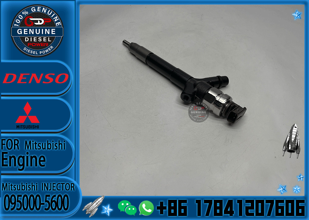 1465A041 095000-5600 Excavator Diesel Fuel Injector Compatible With L200 4D56 5600 Engine