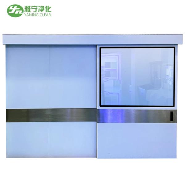 Stainless Steel Medical Airtight Automatic Sliding Door Customizable Size And