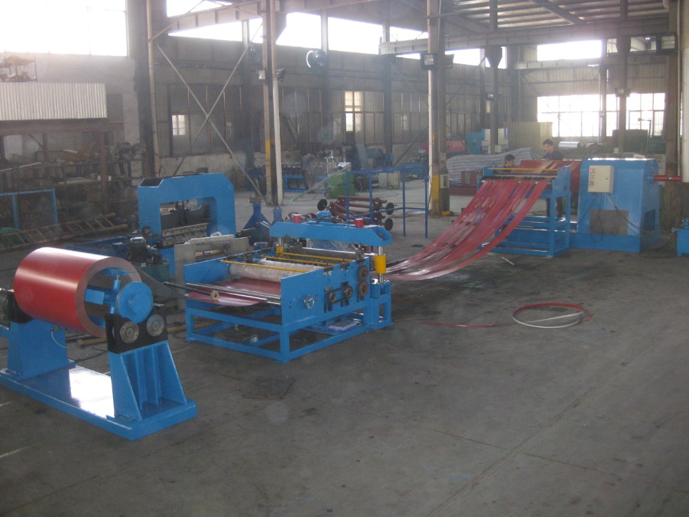 PLC with touch screen cold coil slitting machine