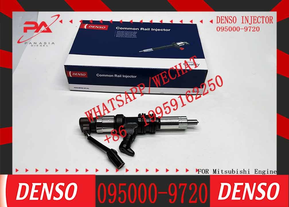Original brand new common rail injector 095000-9720 095000-9722 ME307488 6M60 engine diesel injector assy for Mitsubishi