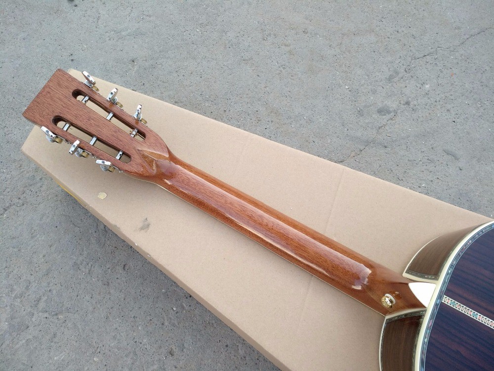 OEM 39 inches acoustic guitar 00 solid spruce parlor acoustic guitar OOO28 body AAA quality guitars
