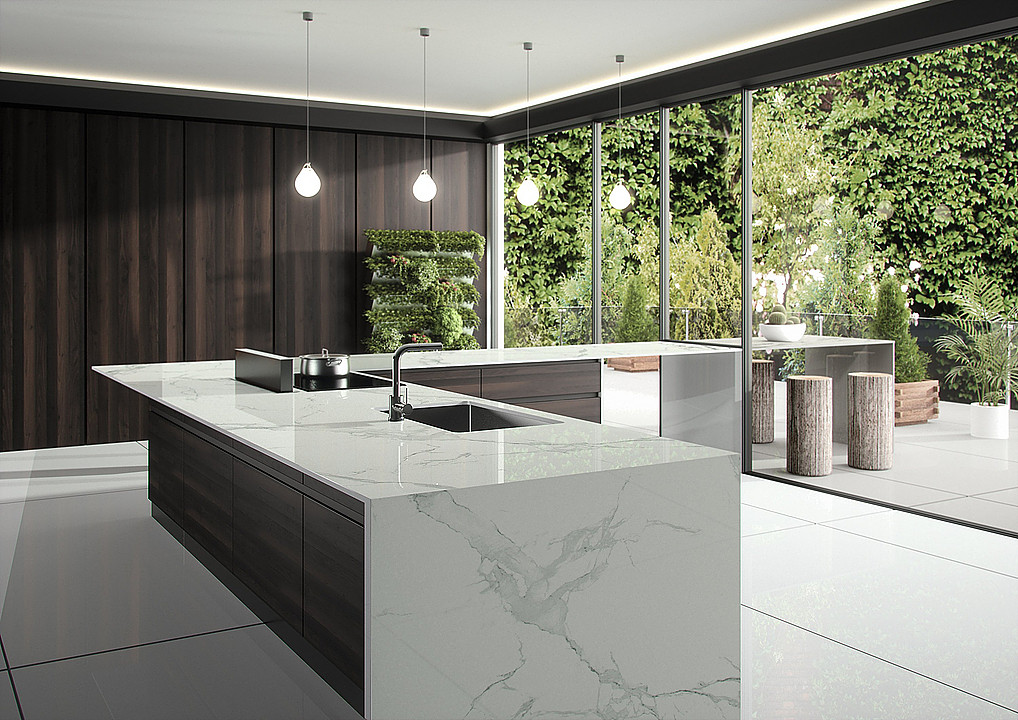 18mm Island Kitchen Cabinets Breakfast Bar