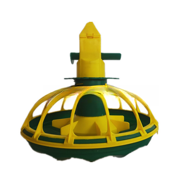 New Type Poultry Feeder Pan Automatic Broiler Pan Feeding Line System Equipment