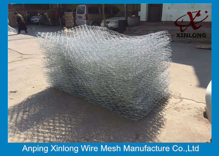 Double Twisted Hexagonal Hot Dipped Galvanized Gabion Baskets