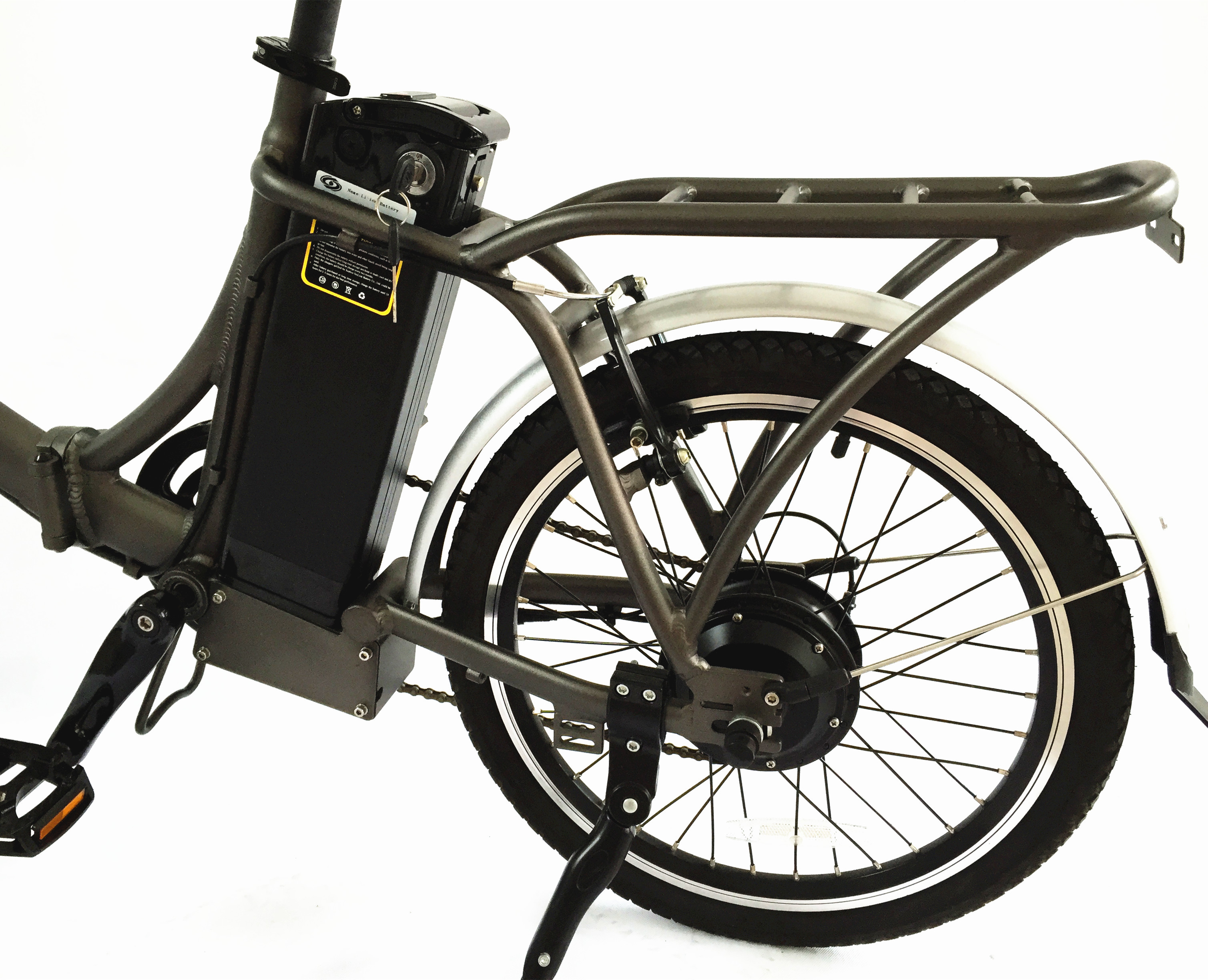 Adults Folding Motorized Bicycle 36v 10ah Lithium Ion Battery Pack