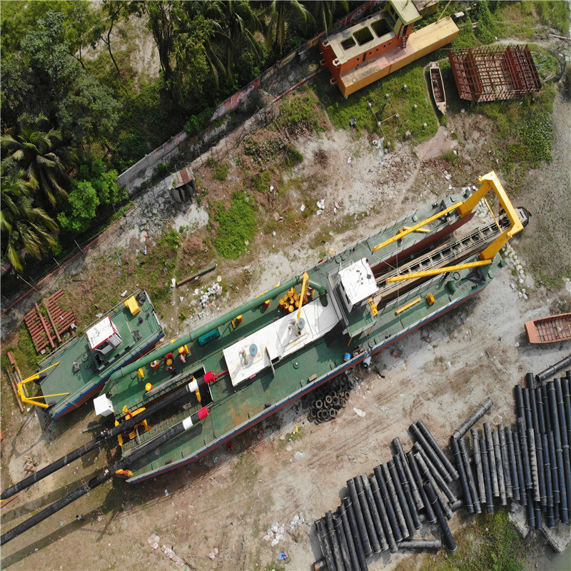 Hydraulic Non Self-Propelled Setsail Cutter Suction Dredger for Sale