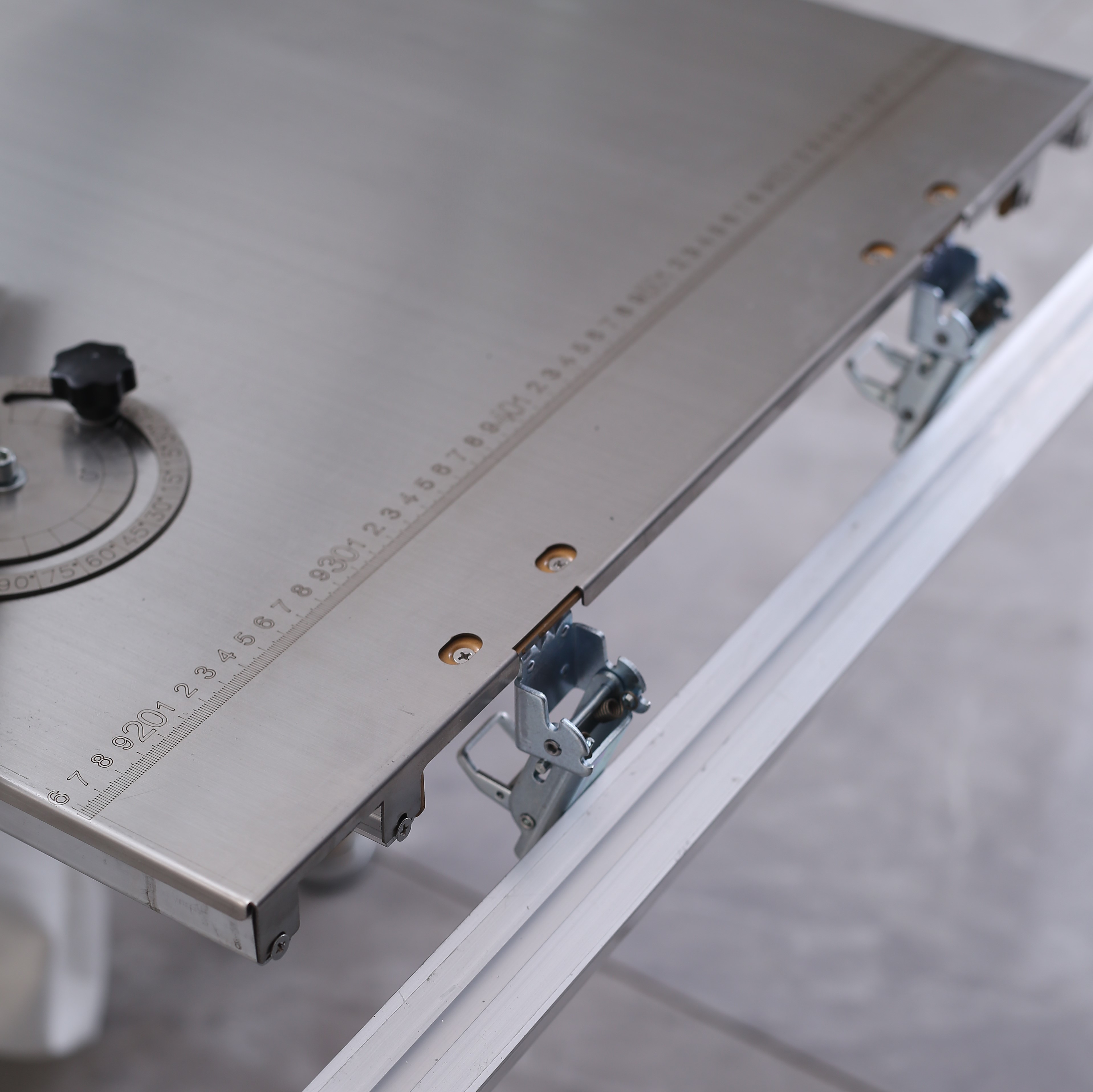 PVC Plastic Board Collapsible Sliding Table Saw For Woodworking