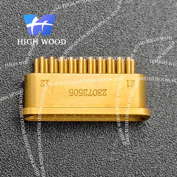 J30J SERIES Glass Sintered Gas Sealed Rectangular Electrical Connector , J30JM1-21ZKH2-Q1