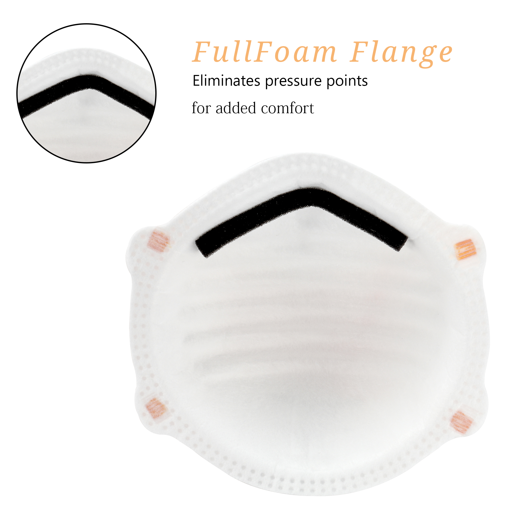 Breathable FFP3 Dust Mask Respirator Face Mask Customized Logo For Public Place