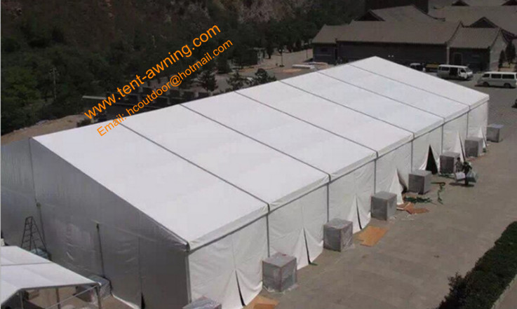Temporary or Semi-permanent Use Outdoor Warehouse Tents Aluminum Windproof Marquees