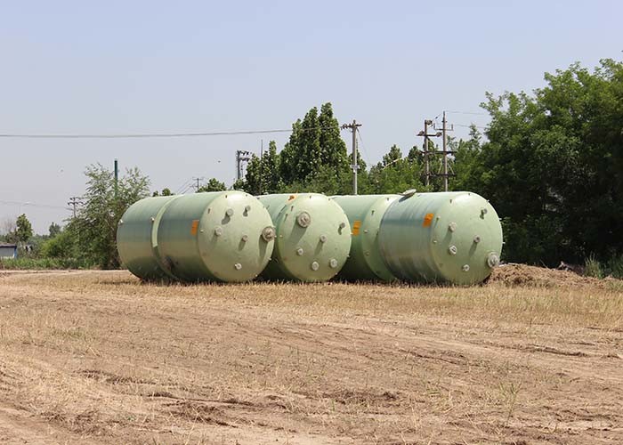 Filament Winding Round FRP Storage Tank Wastewater Treatment