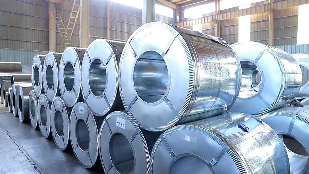 Dx52d Z100 GI Steel Coil 1.5mm 1.6mm Carbon Steel Coils Metal Construction Material