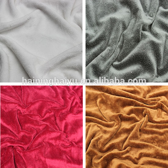 flex plain plush baby blanket minky fabric sofa material cotton fabric