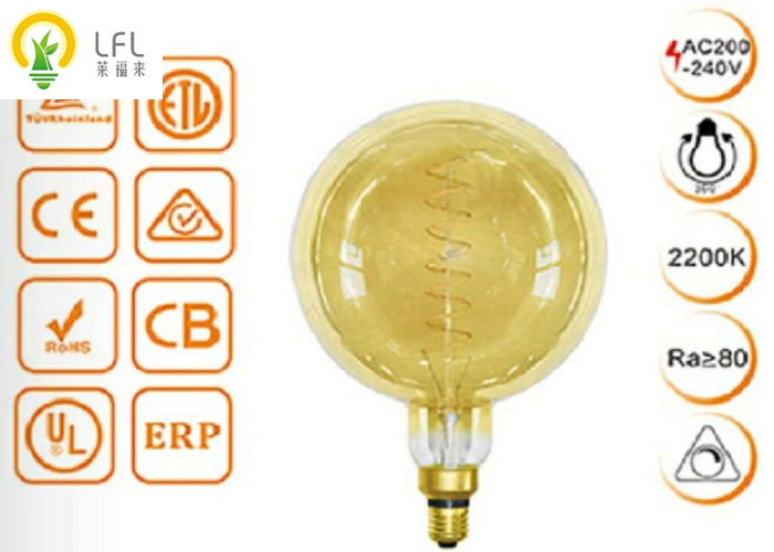 360g Decorative Filament Bulb For Living Room , Dimmable Edison Decorative Dimmable Led Bulbs
