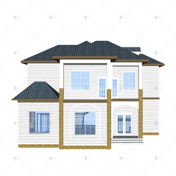 Luxury Villa - (QB13) High Quality Prefab Architectural Light Steel House Best