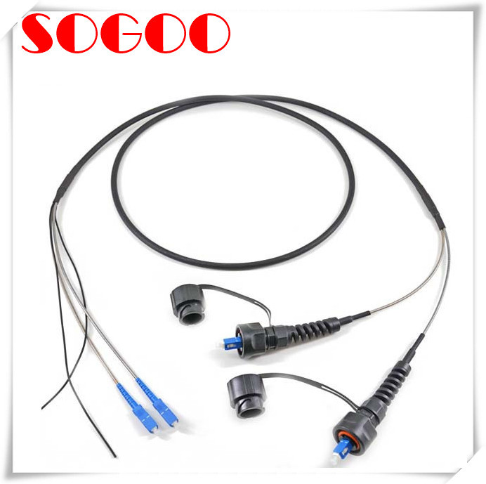 Waterproof CPRI Fiber Cable Armored FTTA SC LC Patch Cord UV Resistant
