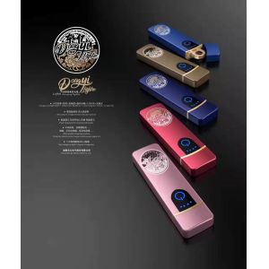 Custom Design USB Torch Lighter with Design and 8.2*2.3*0.95 cm