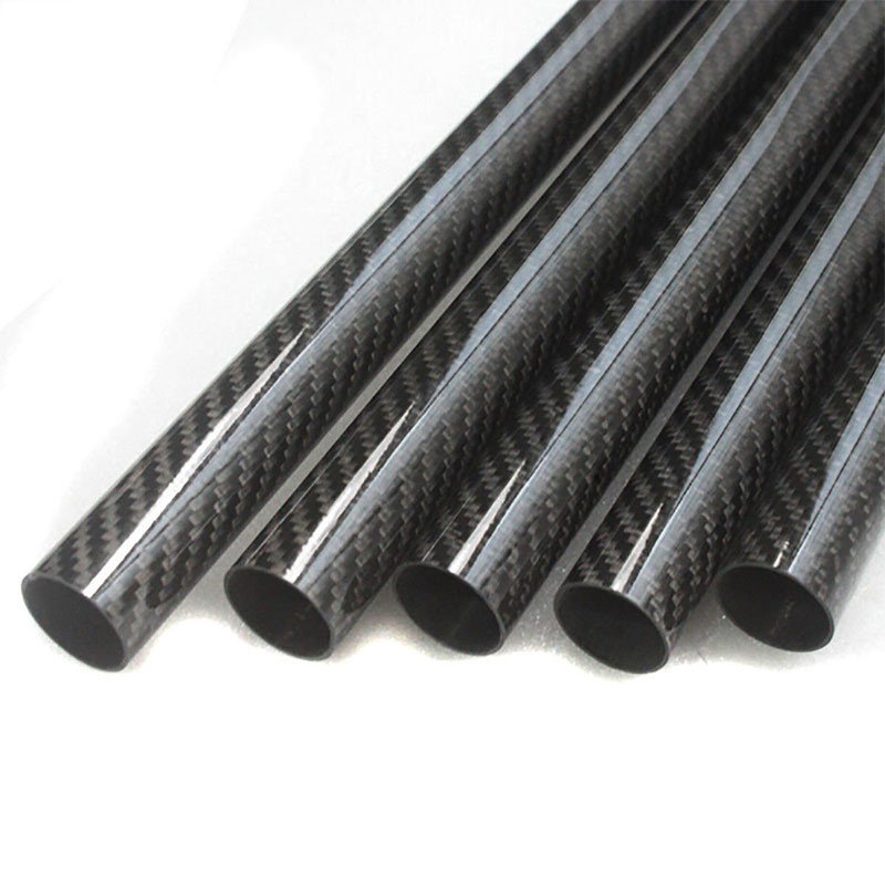 Telescoping Poles 3K Carbon Fiber Tube Good Tenacity