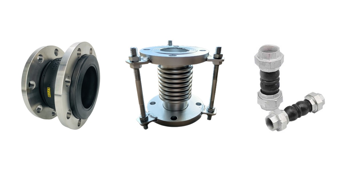 Large Diameter Pipes DN200-125 PN16 Concentric Reducer Flanged Rubber Expansion Joint