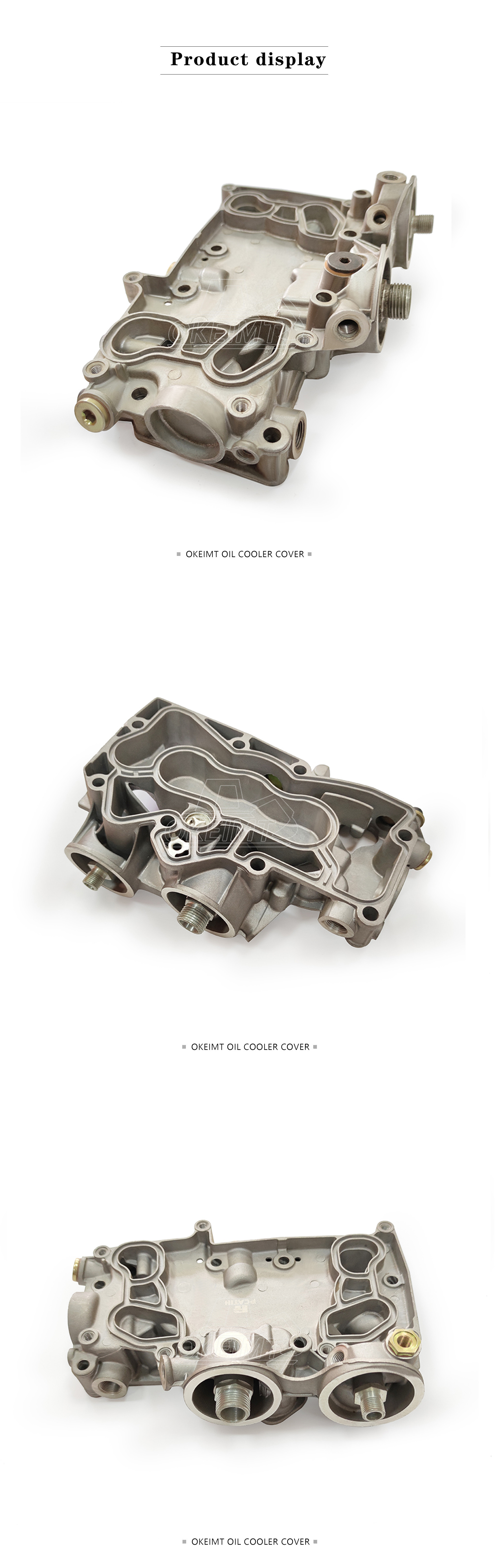 Factory Supply Discount Price 04254556 Diesel Engine Parts Oil Cooler Cover For D6E