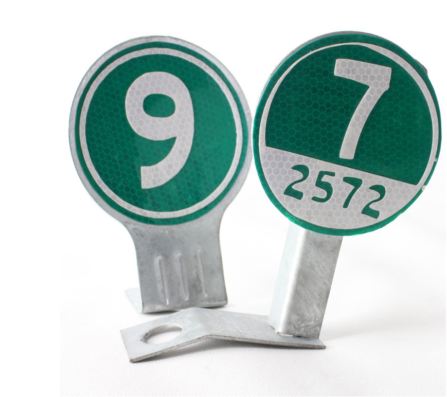 Highway Guardrail V Type Reflector PVC Safety Warning Post For Traffic Control