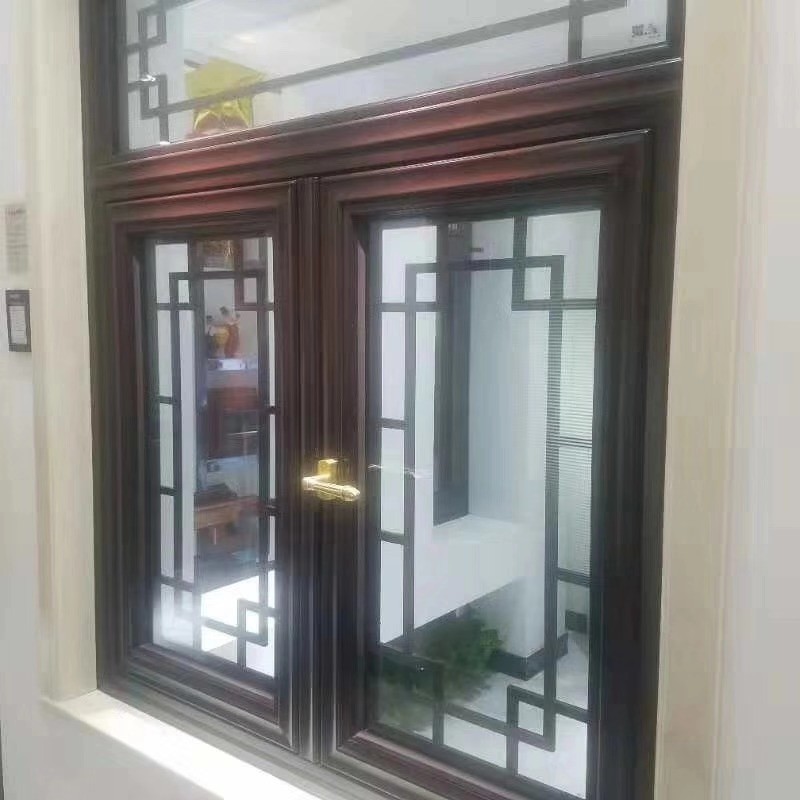 Luxurious Powder Coated Aluminum Profile For Casement Window With Double Glass