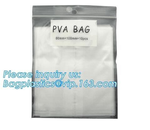 a full sized pva water soluble pet poop bag on roll, Durable and recyclable pva water soluble laundry biodegradable pac