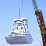 Remote Control 12 CBM Port Solutions Crane Grab Bucket