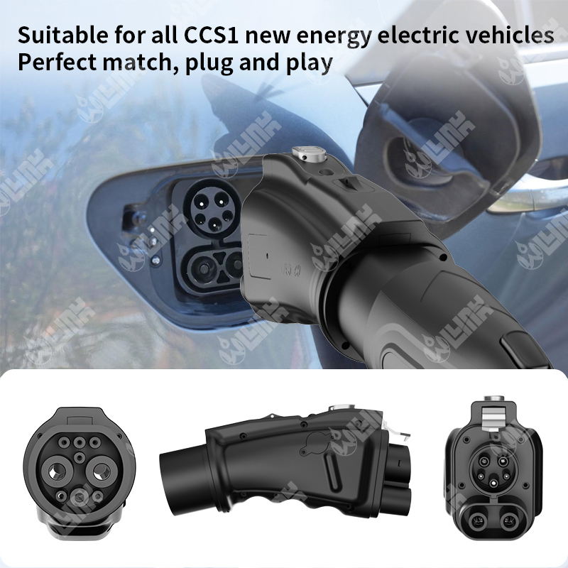 Olink Source Factory Evse CCS Combo 1 Ev Connectors 200A DC GBT to CCS1 Adapter