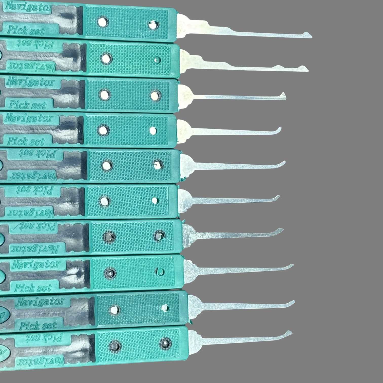 Stainless Steel Unlocking Tool Kit 38pcs Lock Pick Training Kit Single Hook
