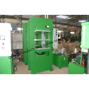 PLC Control Rubber Plate Vulcanizer / Rubber Curing Press