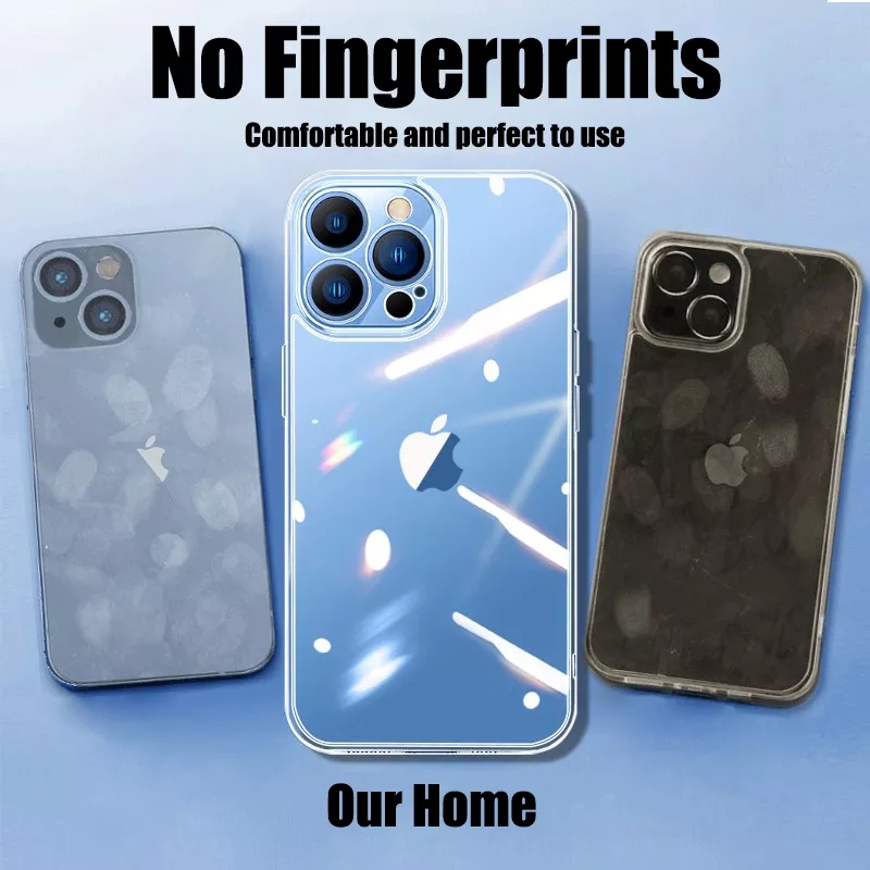 Clear Silicone Mobile Phone Protection Shell for iPhone 13 14 Pro Max Note 10 Plus Transparent PU