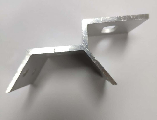 6005 - T5 Silver Anodized Aluminum Profiles , Aluminium Frame Profile Roof Solar Mounting
