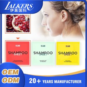 China Disposable Dissolvable Shampoo Tablets Customizable Quick Dissolve Compact on sale