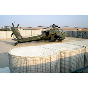 Blast Wall Hesco Bastion Barrier Non - Woven Polypropylene Geotextile Solid