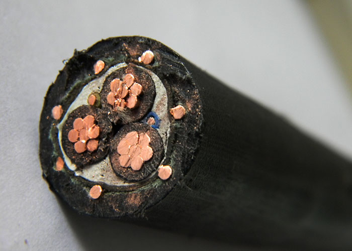 Copper Wire Screen Concentric Cable PVC Or PE Sheath Wire 6AWG To 4/0AWG