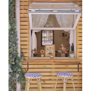 Night-Optimized Folding Window Design Enhancing Lunar Illumination with Low