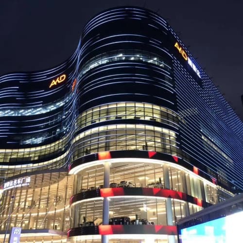 12V IP67 Waterproof RGB Flexible Mesh Screen LED Point Light Advertising Grid