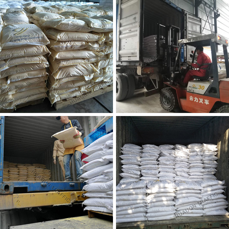 Hot Melt Thermoplastic Road Marking Paint Yellow / Customized Color Smooth And Flow