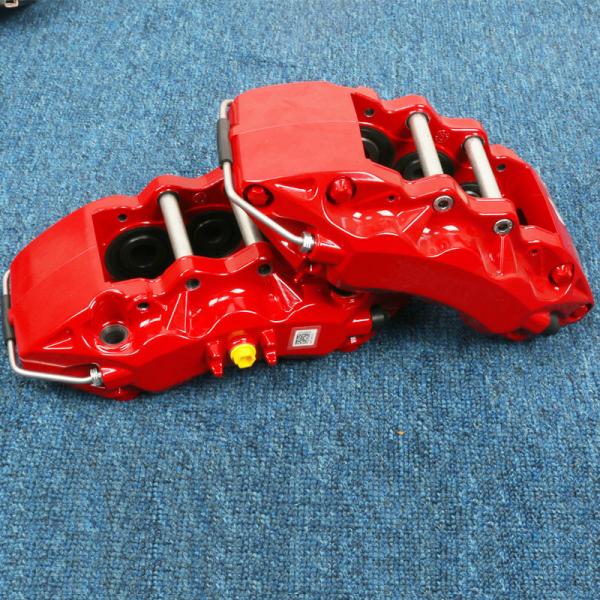355mm 380mm Brake Rotor 6 Pot Brake Calipers Red Color High Performance Stopping