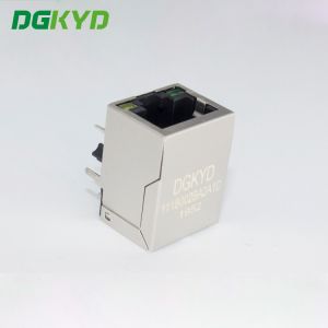 Black Metal Shielded PBT Cat5 RJ45 Connector 8P8C Ethernet Jack RJ45 With