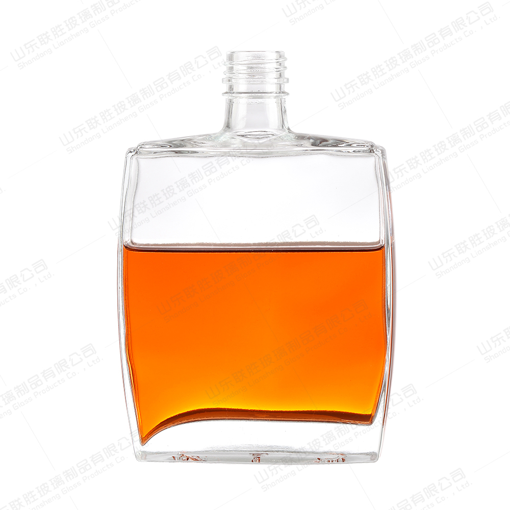 375ml 750ml 800ml Clear Glass Bottle For OEM ODM Gin Vodka Whiskey Wine